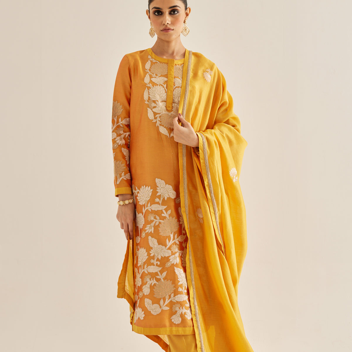 Scarlet Kurta (Mustard) main image 1