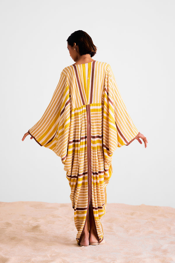 Mustard Kaftan Dress