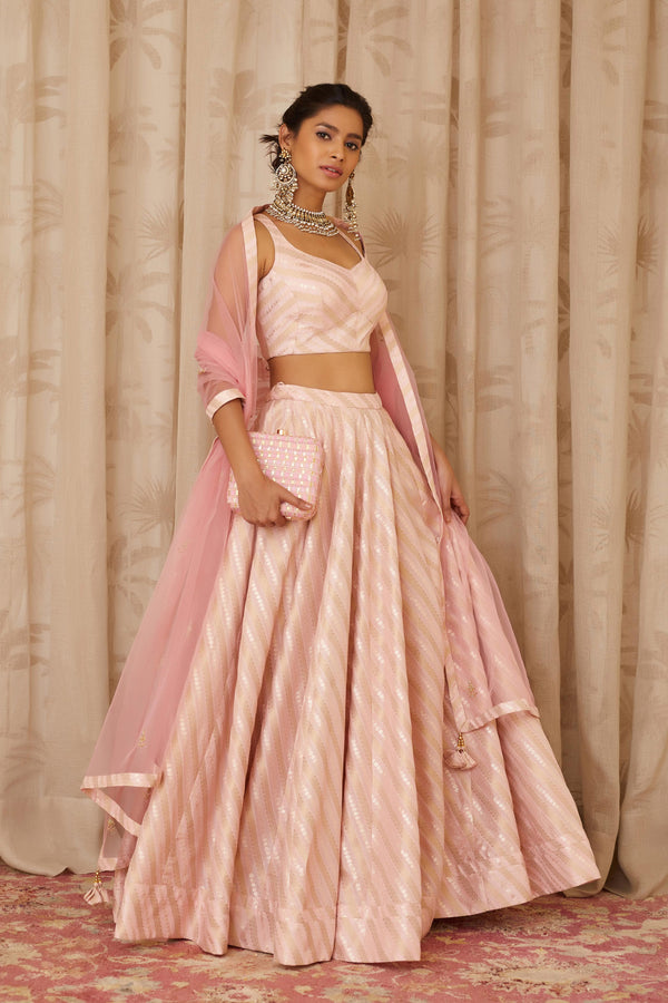 Light Pink Lehenga Set.