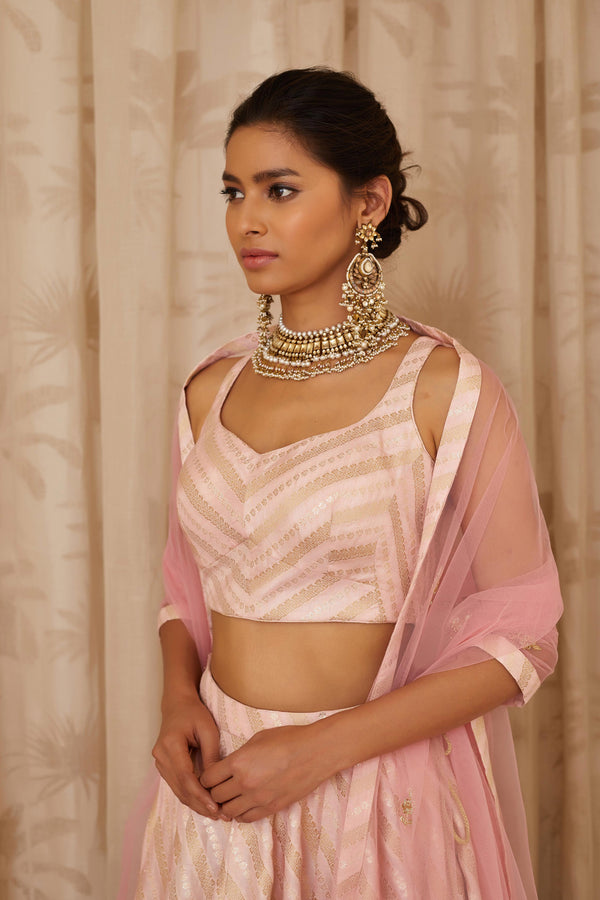 Light Pink Lehenga Set.
