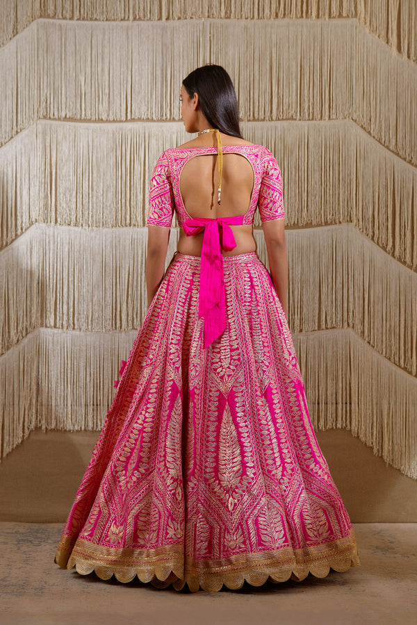 Pink Lehenga set