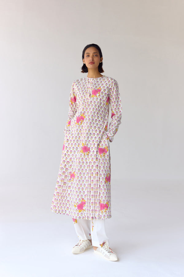 White Kurta Set - CNC210