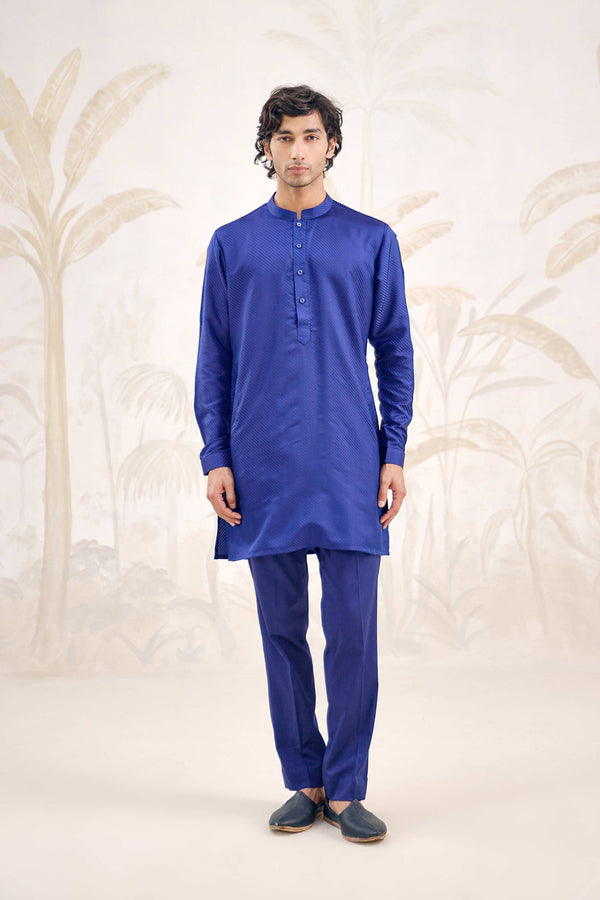 Midnight Blue Kurta Set.