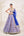 Purple Blue Lehenga Set.