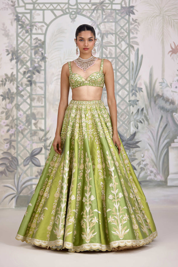 Green Lehenga Set.