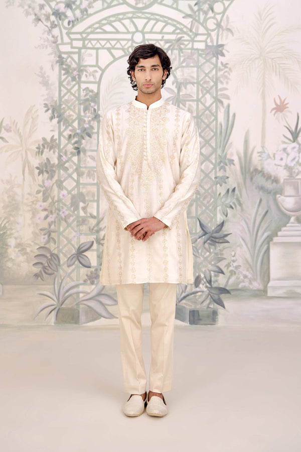 Ivory Kurta Set.