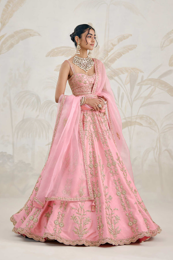 Rose Pink Lehenga Set.