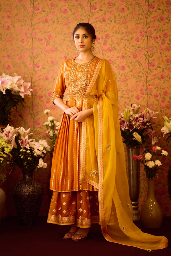 Amber Yellow Kurta Set