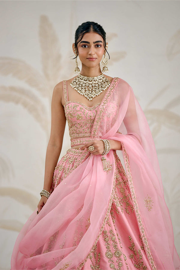 Rose Pink Lehenga Set.