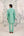 Green Kurta & Waistcoat Set.