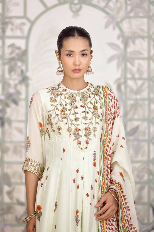 Canary Green Sharara Set.