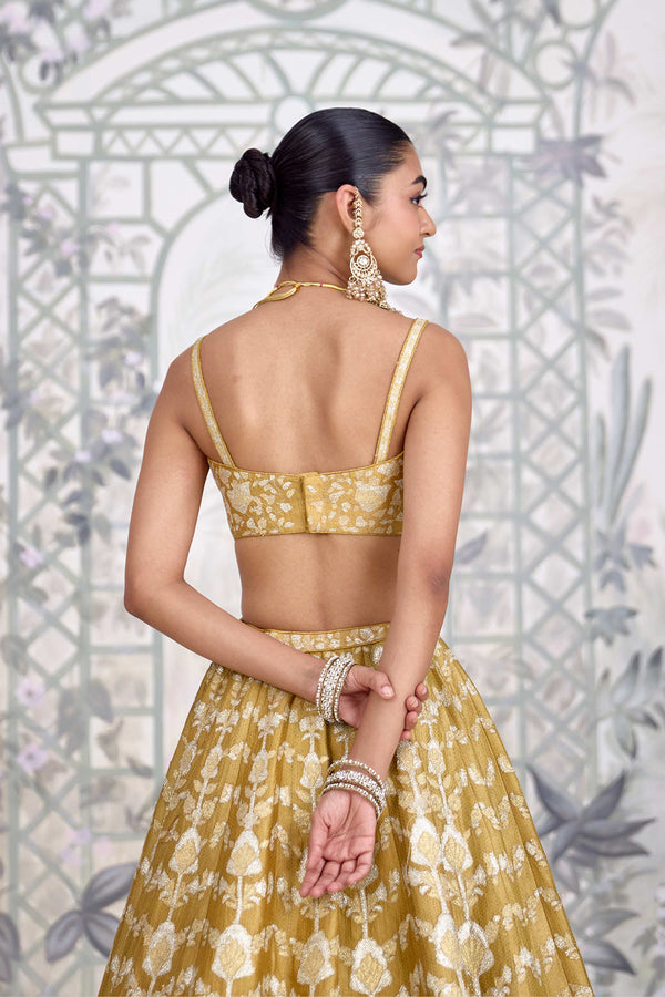 Acacia Yellow Lehenga Set.