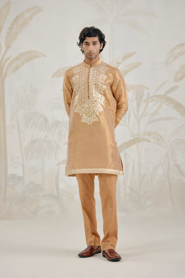 Gold Kurta Set.