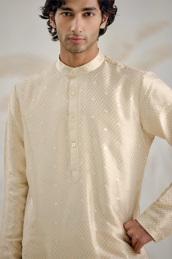 Ivory Kurta Set.