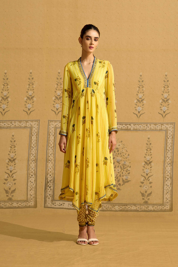 Yellow Kurta Set.