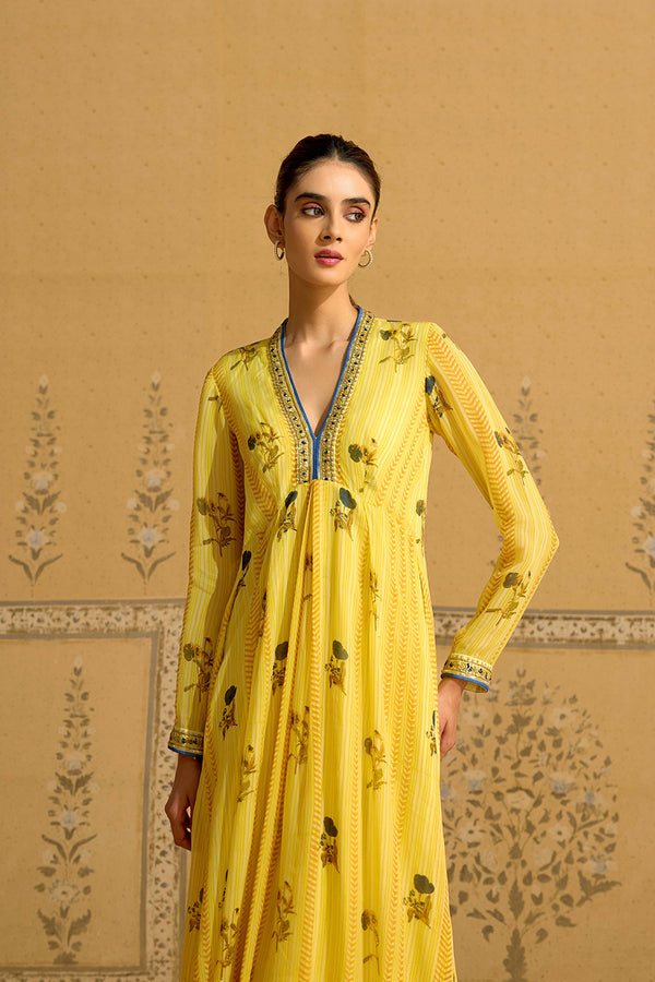 Yellow Kurta Set.