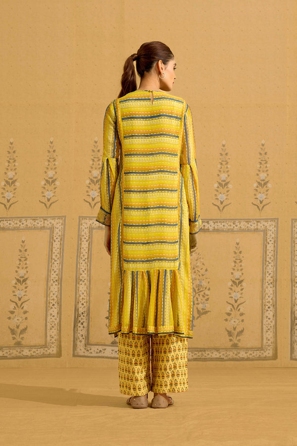 Yellow Kurta Set.