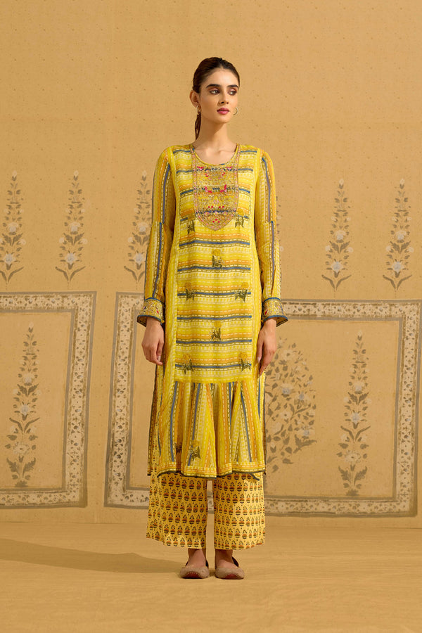 Yellow Kurta Set.
