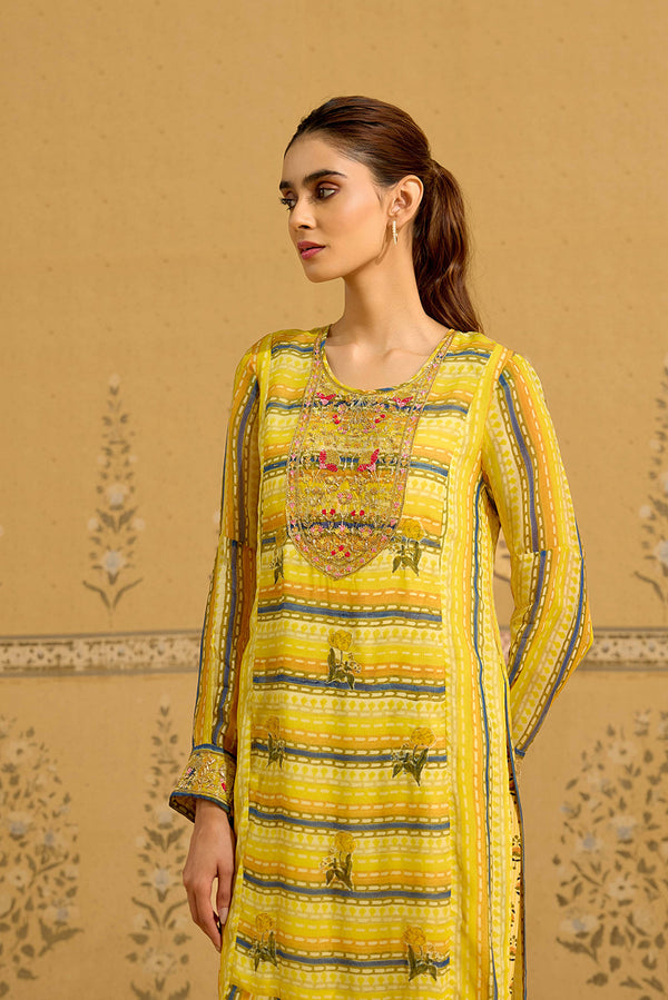 Yellow Kurta Set.