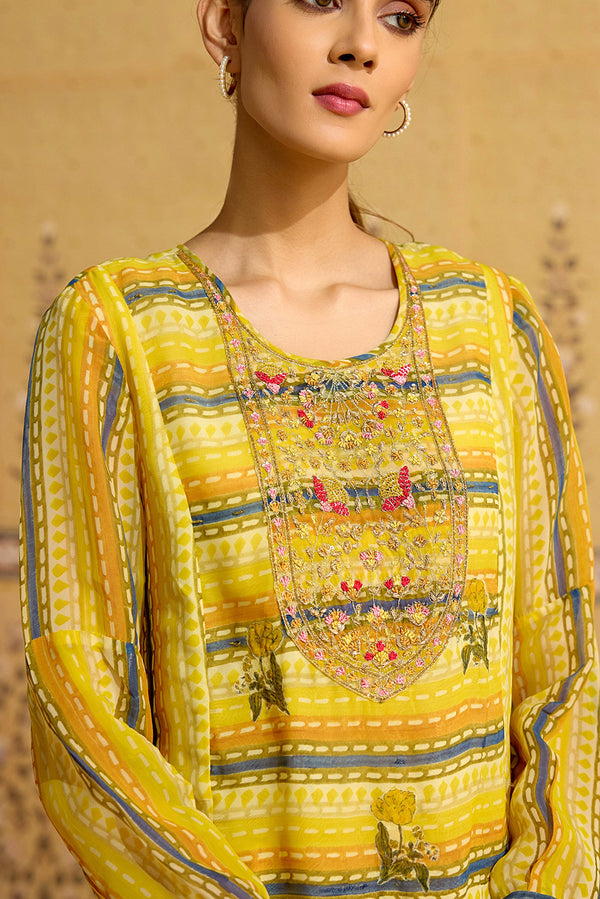 Yellow Kurta Set.