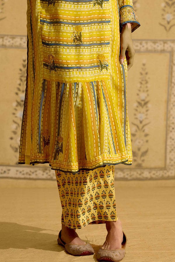 Yellow Kurta Set.