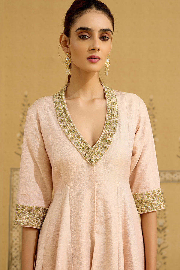 Powder Pink Kurta Set.