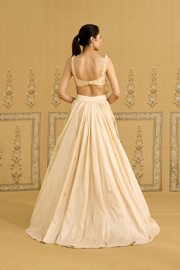 Ivory Lehenga Set