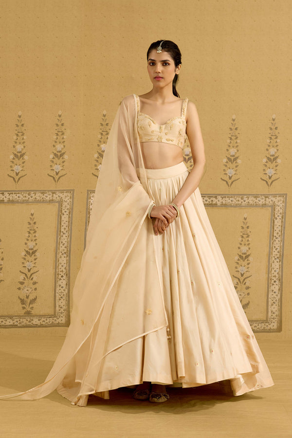 Ivory Lehenga Set