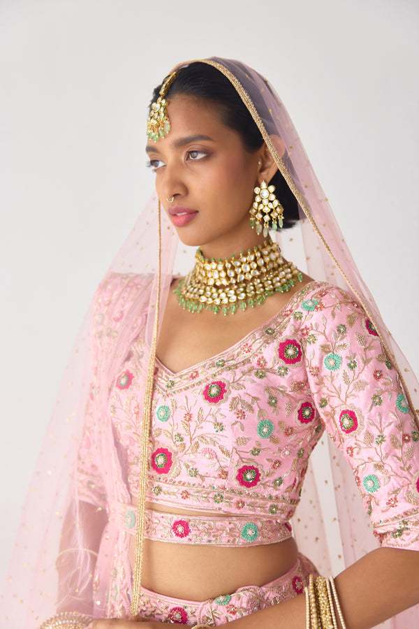 Orchid Pink Lehenga Set