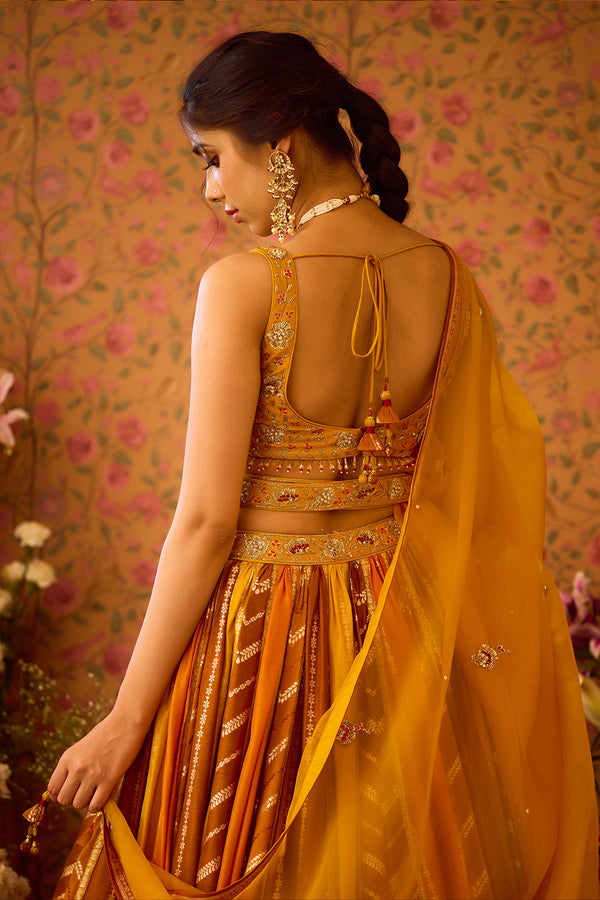 Golden Yellow Lehenga Set