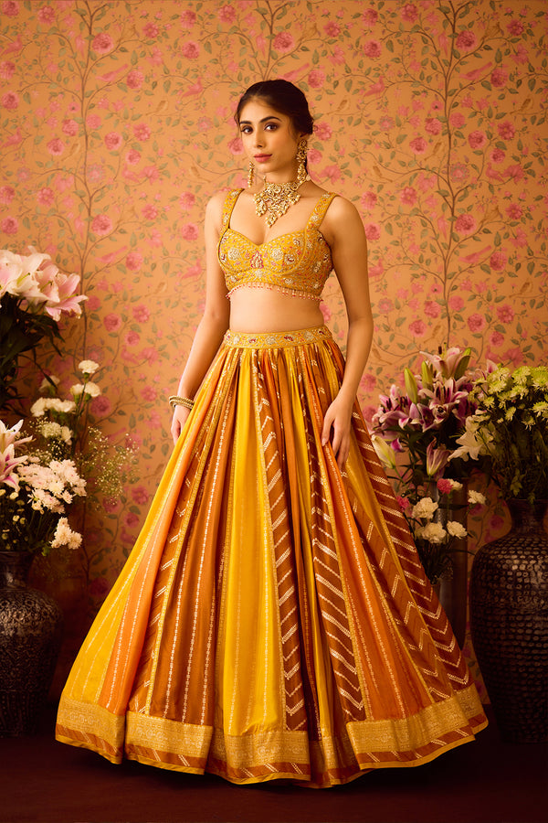 Golden Yellow Lehenga Set