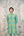 Green Kurta & Waistcoat Set.