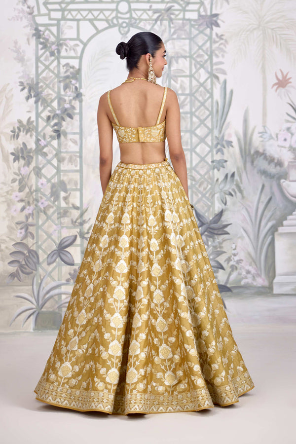 Acacia Yellow Lehenga Set.