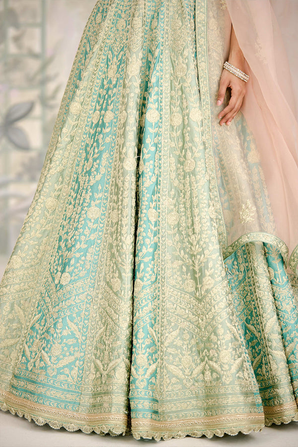 Hemlock Green Lehenga Set.