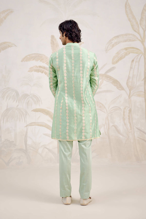Sea Green Kurta Set.