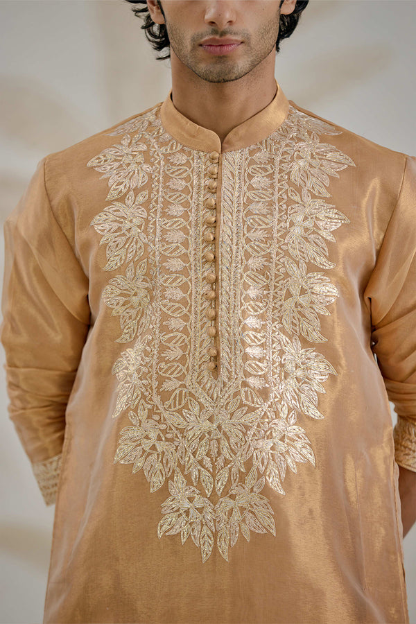 Gold Kurta Set.