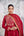 Maroon Anarkali Set.