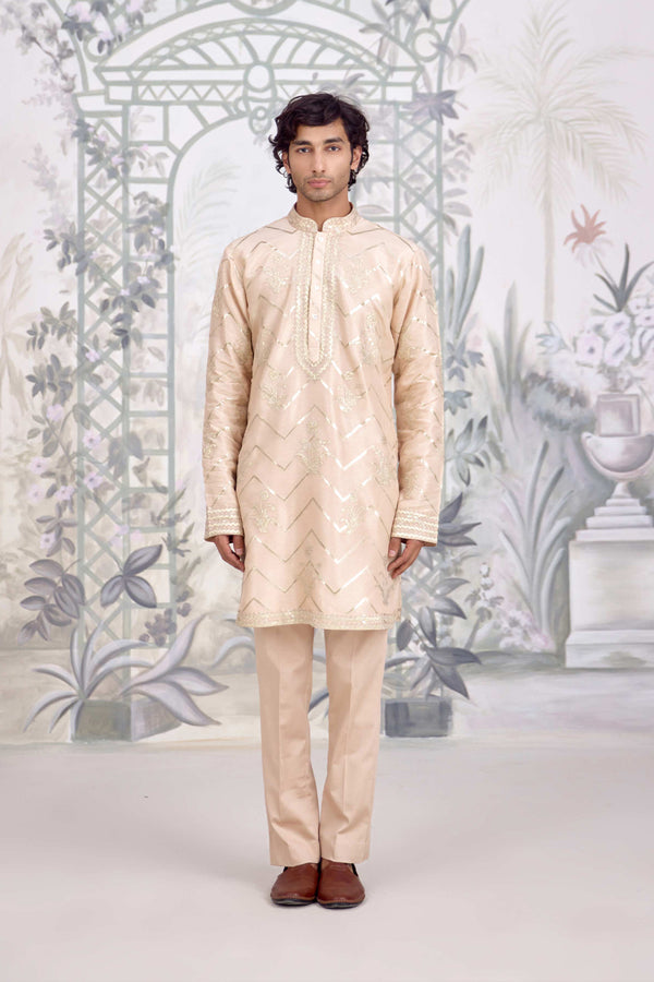 Neutral White Kurta Set.