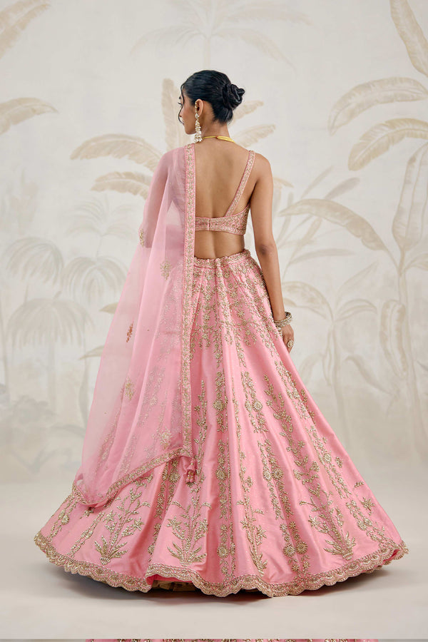 Rose Pink Lehenga Set.