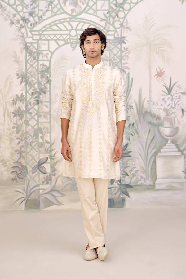 Ivory Kurta Set.