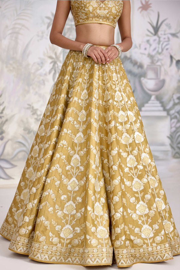Acacia Yellow Lehenga Set.