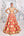 Red Orange Lehenga Set