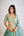 Dusty Turquoise Lehenga Set.