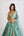 Dusty Turquoise Lehenga Set.