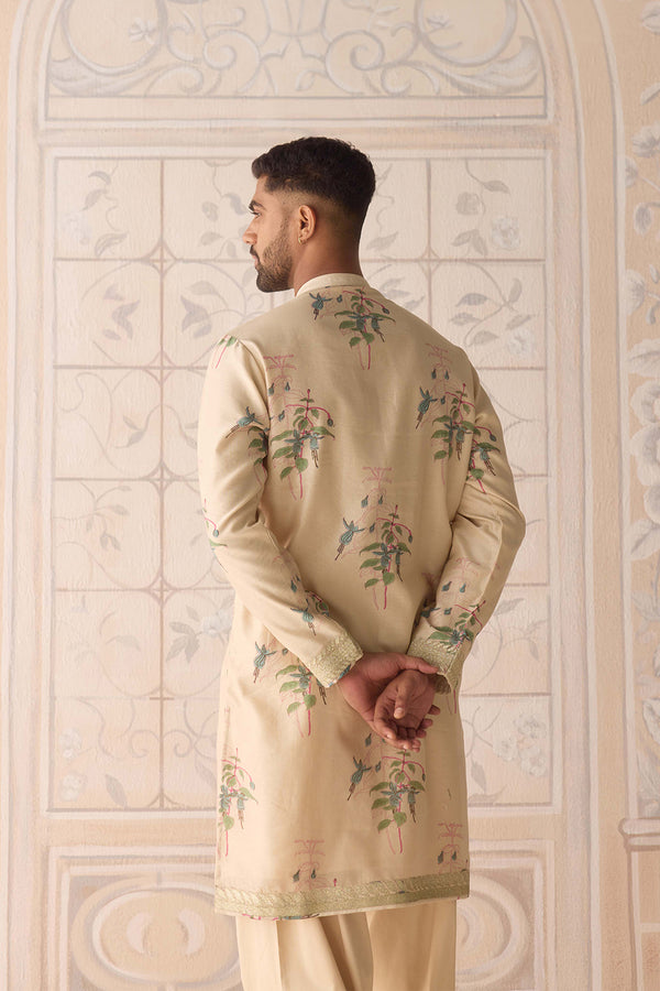 Sand Shell Neutral Kurta Set.
