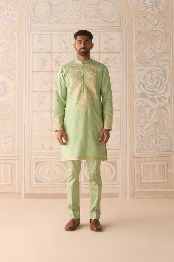 Reed Green Kurta Set.