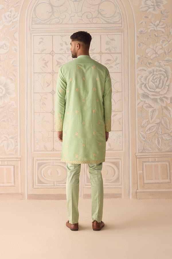 Reed Green Kurta Set.