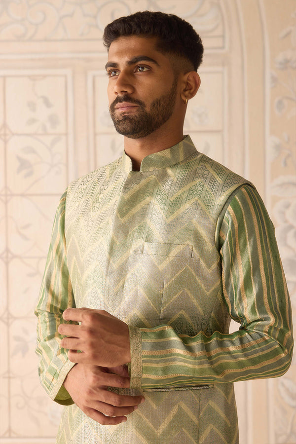 Hemlock Green Kurta & Waist