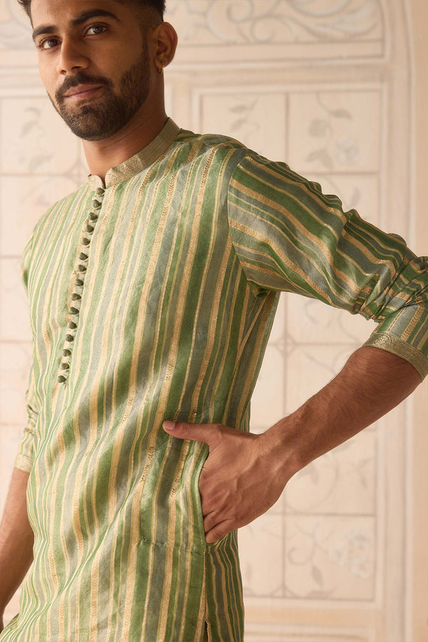 Hemlock Green Kurta & Waist
