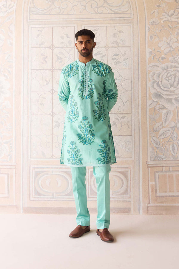 Plume Blue Kurta Set.